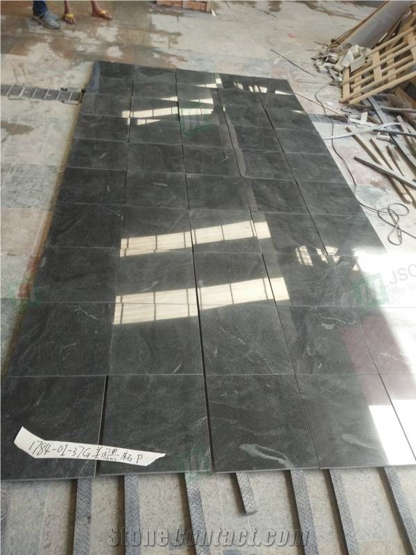 Jet Mist Granite Floor Tiles