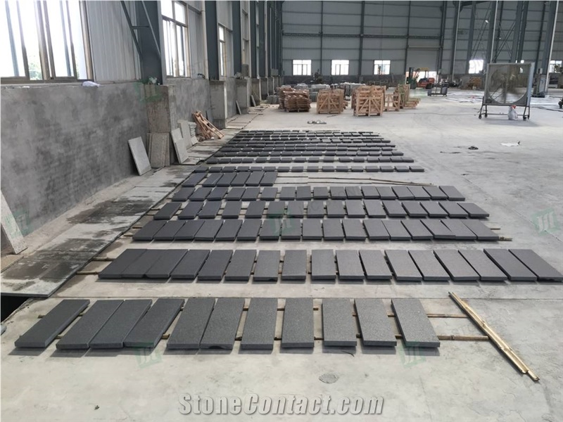 New Zimbabwe Black Granite Floor Tiles