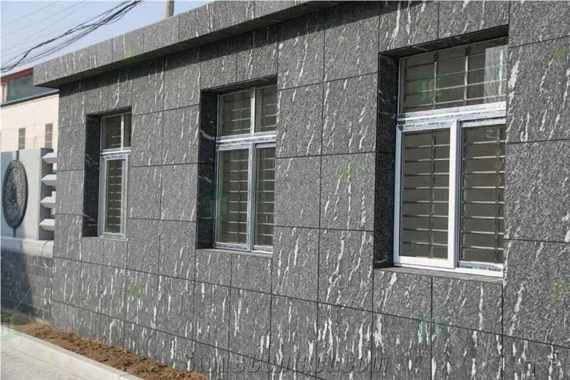 Snow Grey Granite Tiles for Wall Covering Cladding