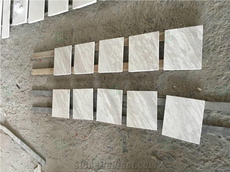 White Marble Volakas for Indoor Flooring