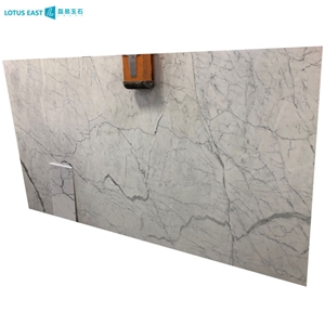 Italian Statuario White Marble Slab