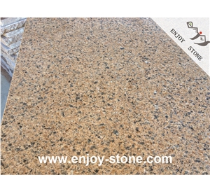 Desert Brown Granite Flamed Flooring Slabs & Tiles