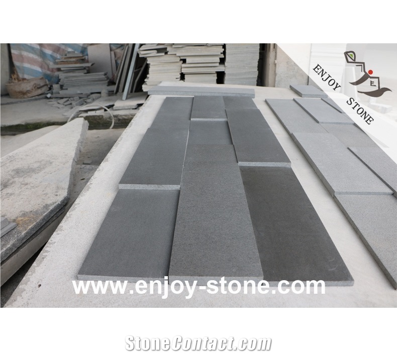 Grey Basalto Ledge Culture Stacked Stone Pannels