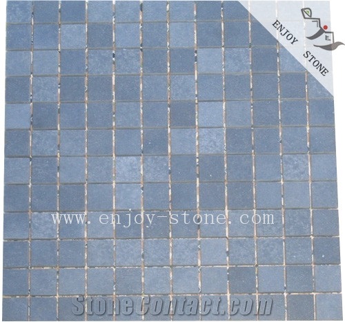Honed Basalt Wall Square Mosaic Tile