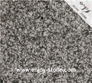 Yx New G684 Black Granite Bushhammered Floor Tiles