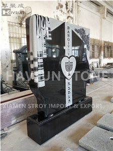 Jewish Style Shawl Headstone Companion Memorials