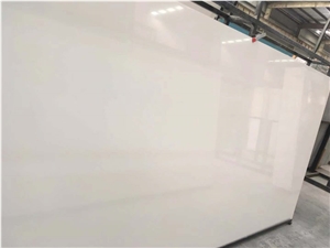 Artificial Marble Snow White Pure White Slab