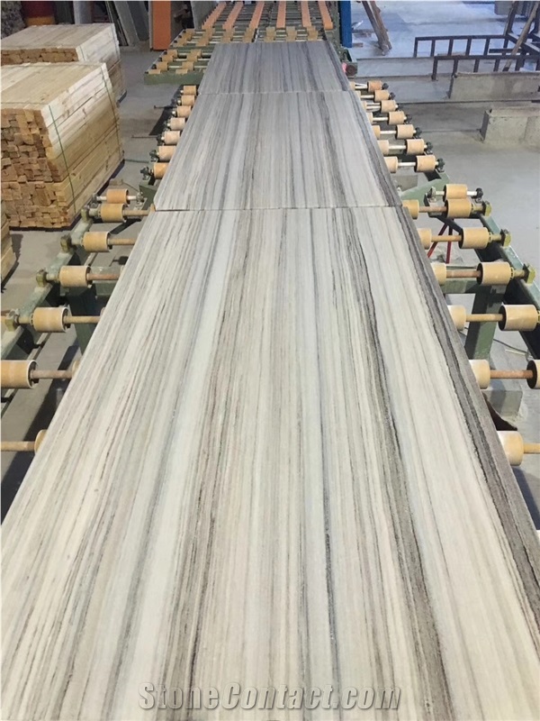 Crystal Wood Vein Marble Slabs Tiles
