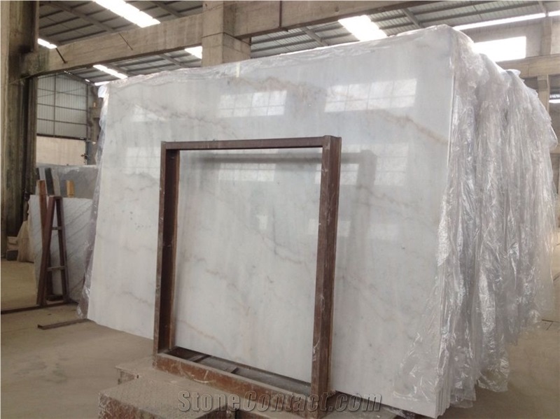 Exotic Wavy Light Color Marble&Guangxiwhite Marble