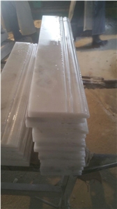 Guangxi White Marble Small Slab Stairs Steps