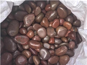 Mixed Color Pebbles Polished Decoration Colorful