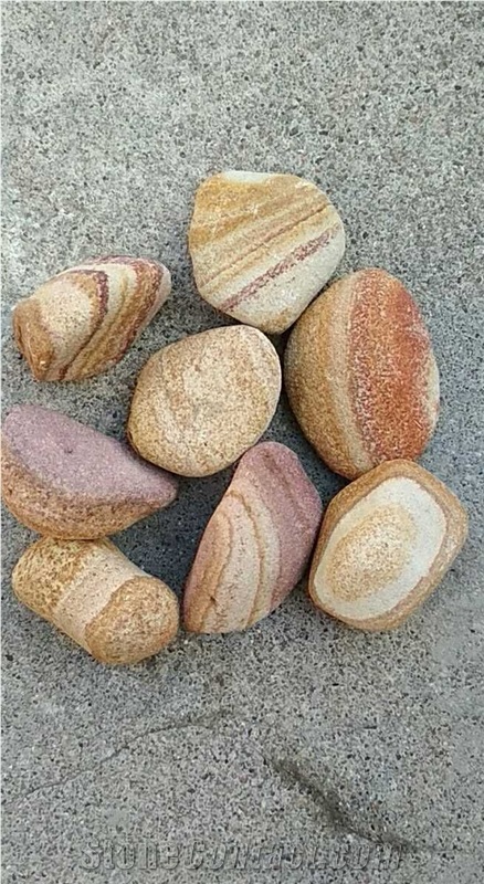 Pebbles& Striped Pebble Stone &Colorful Pebbles
