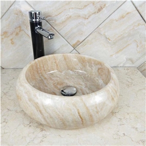 Various Color Marble Basin Sink Bathroom Wash Bowl