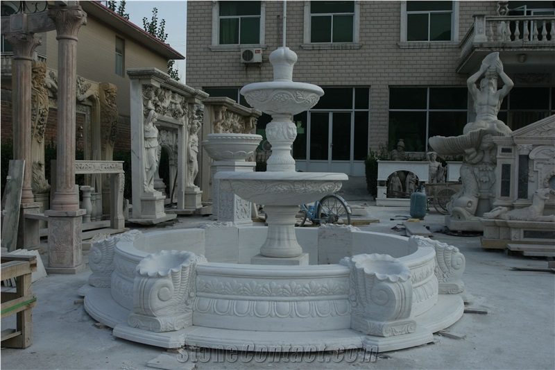 White-Marble/Sculpture Fountain Water Features