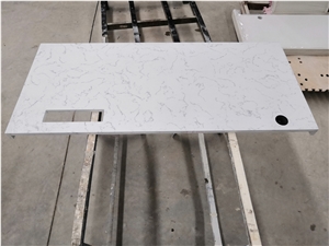 Carrara Avenza White Quartz Table Top Furniture