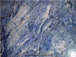 Brazil Azul Bahia Blue Granite Polished Big Slabs