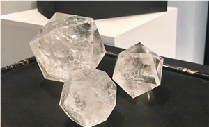Brazil White Crystal Polished Gemstone Droplight