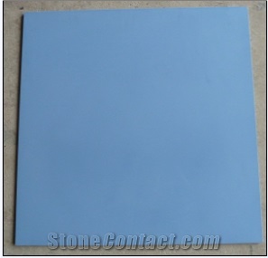Ceramic Tile Blue Artificial Stone Honed Slabs