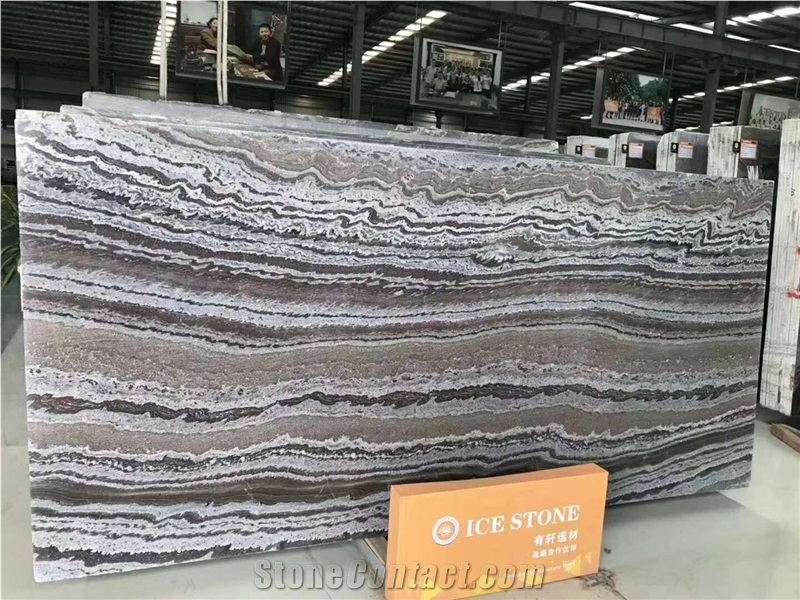 Chinese Cordillera Grey Marble Polished Big Slabs