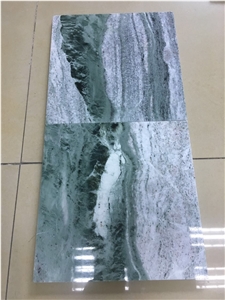 Chinese Dreaming Green Marble Polished Big Slabs