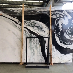 Chinese Panda White Marble Polished Big Slabs