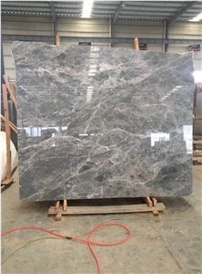 Chinese Silver Mink Marble Polished Big Slabs