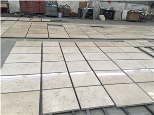 Germany Jura Beige Marble Polished Flooring Tile