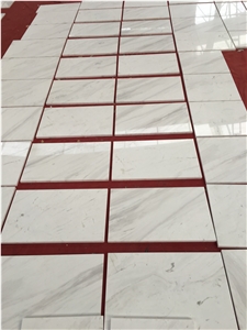 Greece Volakas Whtie Marble Polished Flooring Tile