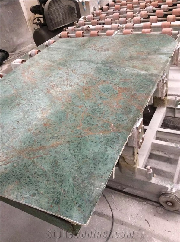 Iran Montage Green Granite Polished Big Slabs