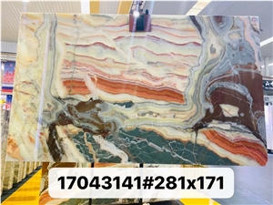 Iran Multicolor Onyx Polished Wall Cladding &Slabs
