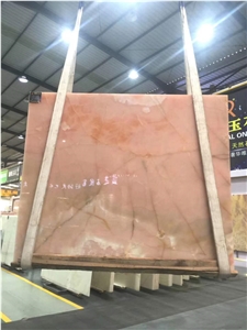 Iran Pink Onyx Polished Big Slabs & Wall Tiles