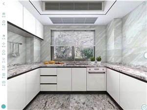 Italy Elegant White Marble Polished Wall Covering