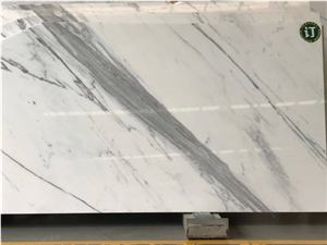 Italy Statuario White Marble Polished Big Slabs