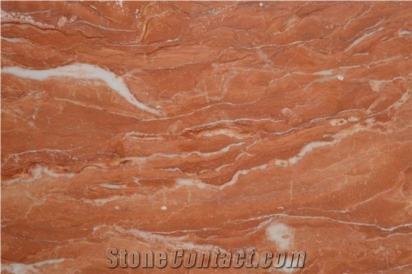 Philippines Tea Rose Red Marble Polished Slabs