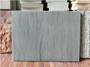 Sichuan Grey Wood Grain Sandstone Polished Slabs