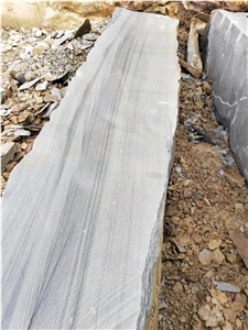 Sichuan Grey Woodgrain Sandstone Polished Big Slab