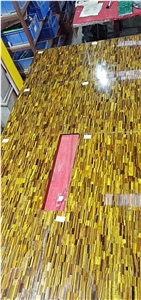 Tiger Eye Gold Polished Semiprecious Stone Slabs