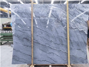 Turkey Blues Grey Marble Polished Big Slabs