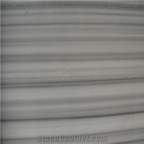 Turkey Telas White Marble Polished Floor Covering