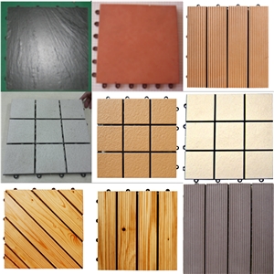 Yellow Ceramic Tile Honed Floor Covering