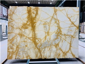 Siena Gold Marble Slabs &Tiles,Yellow Marble