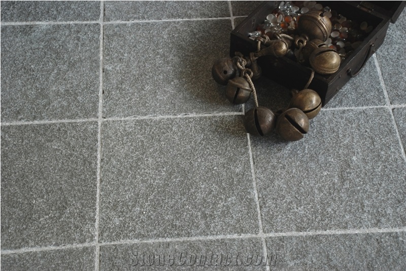 Lime Grey Distressed Finish Tiles & Slabs