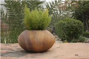Natural Stone Planters