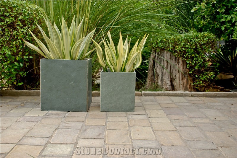 Natural Stone Square Shape Planters