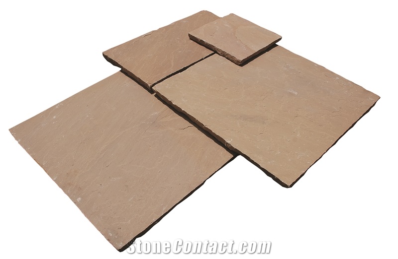 Yellow Gold Sandstone Riven Paving