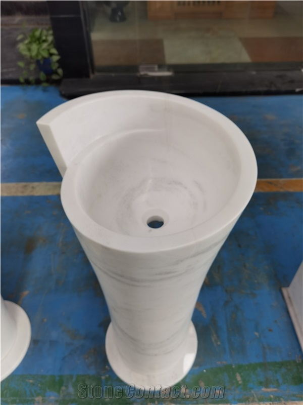 Hot Sell Basin Made Of Bianco Oro