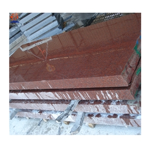 Indian Red Imperial Red Granite Polished Tiles