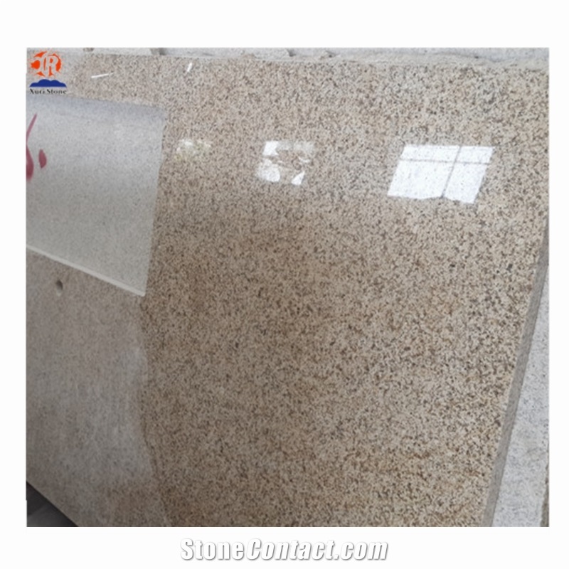 Yellow Granite G682 Countertop Polished Flat Edge