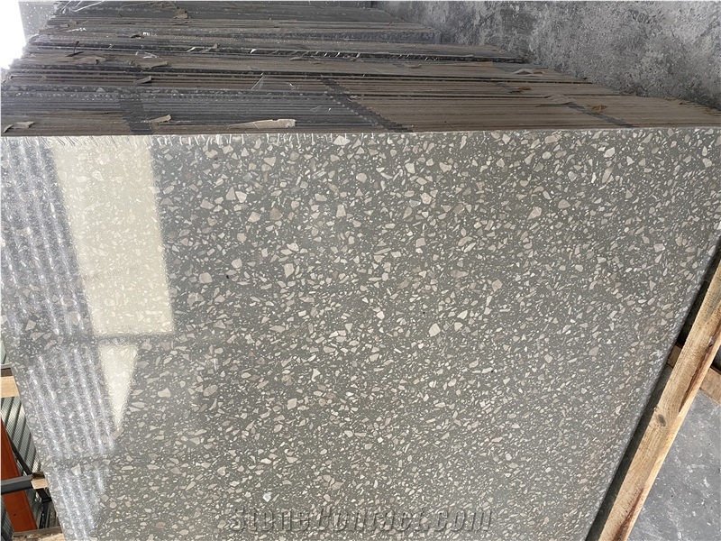 Grey Terrazzo Slabs ,Tiles for Floor ,Wall