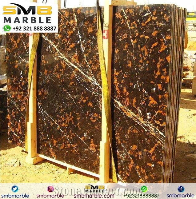 Black Gold Marble Slabs 60x60cm, Tiles